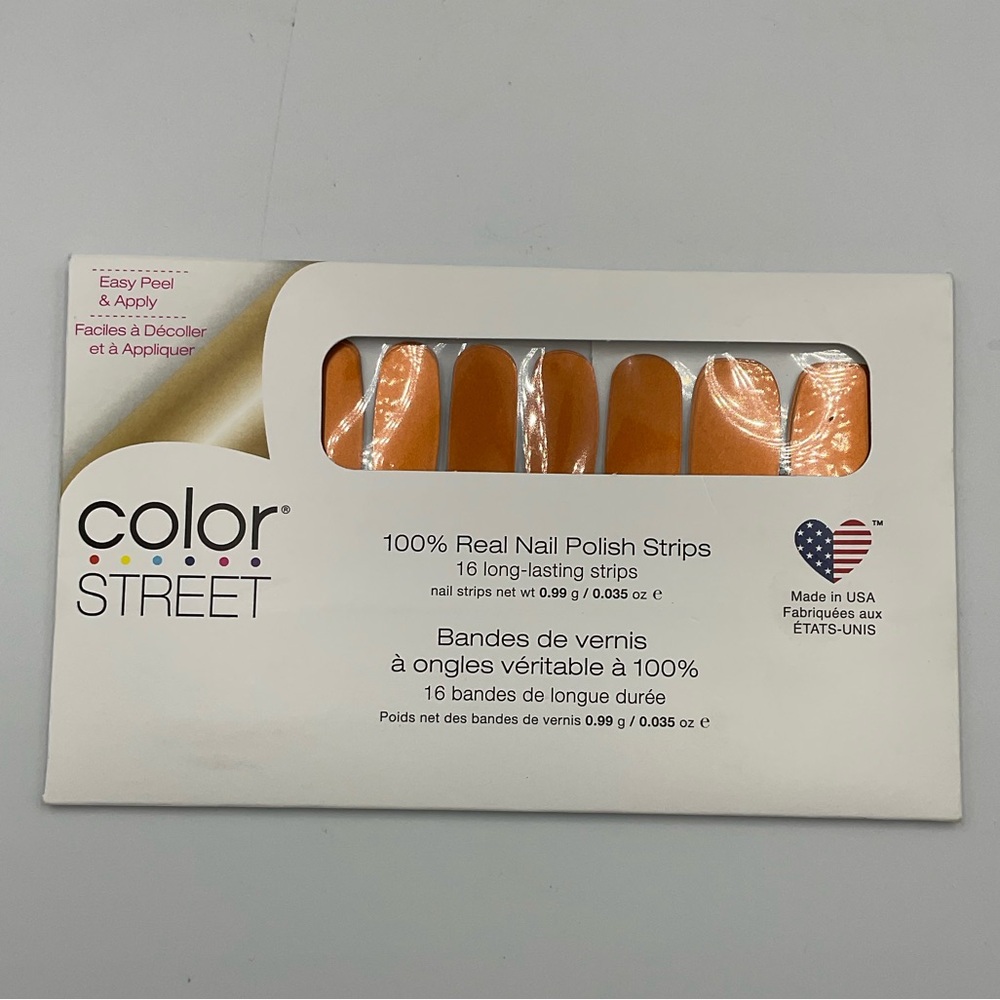 NWT Color Street Easy Peel & Apply Polish Strips Retired “Familia is Everything”